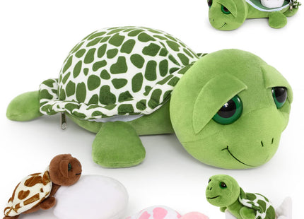 MorisMos Sea Turtle Stuffed Animal with Babies & Eggs, 6-Pack Turtle Family