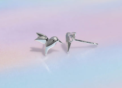 Boma Jewelry Sterling Silver Hummingbird Stud Earrings