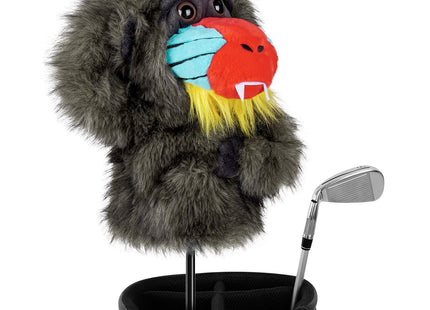 Driver Headcover Funny Golf Headcover Animal Golf Club Head Covers Gorilla Alces Moose Mammoth Design Black Plush Golfing Gifts for Men Women Golfer Fits up to 460CC Driver Head