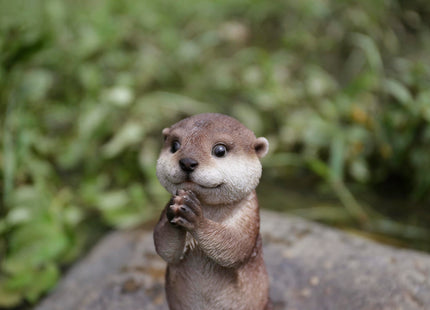 HI-LINE Otter Praying Statue