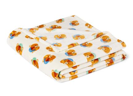 Amazon Basics Kids Fleece Blanket, Ultra-Soft Lightweight Throw for Children, Premium for Warmth, 50 x 60 Inches, Woodland Bears