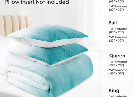 Zzzboro Full Comforter Set, 3 Pieces Ocean Waves Bedding, All Season