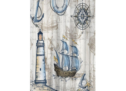 Spshian Decorative Switch Plate Covers Rustic Nautical Sailboat 1 Gang Light Switch Cover No Device Outlet Wall Plate Blank Switchplate Electrical Faceplate for Farmhouse Bathroom Bedroom Home Decor