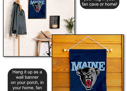 Maine Black Bears Garden Flag