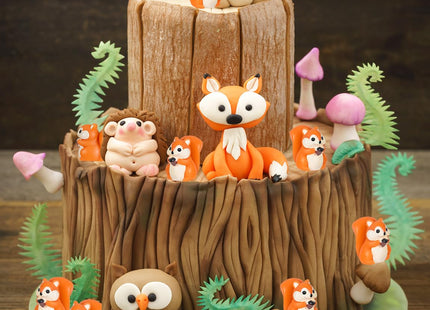 PCTCSHQ 116 Pcs Mini Squirrel Figurines Tiny Resin Squirrel