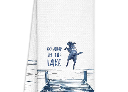 KRHFG Lake House Decor Dish Towels,Lake House Gifts,16x24 Inch