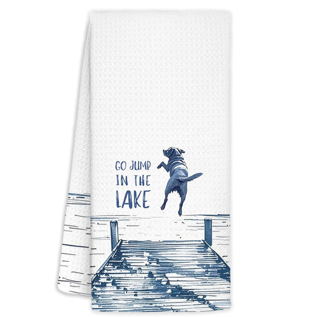 KRHFG Lake House Decor Dish Towels,Lake House Gifts,16x24 Inch