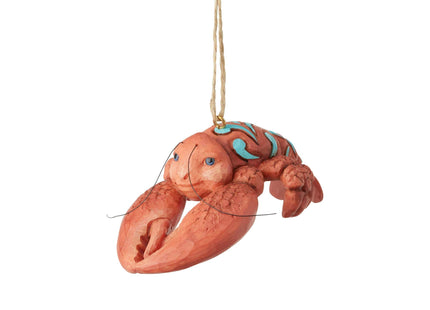 Enesco Jim Shore Heartwood Creek Coastal Lobster Ornament, 1.65"