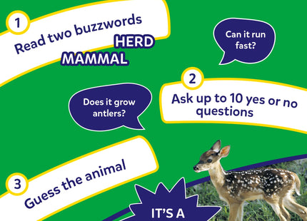 Skillmatics Guess in 10 Game – National Geographic Animals, Gift for Kids