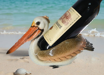 Beach Themed Tabletop Wine Rack Coastal Nautical Decor for Home Party