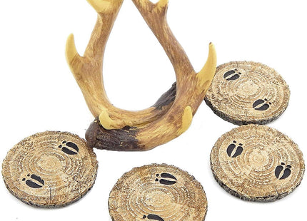 Bellaa Antler Coasters, Deer, Western, Cottage, Cabin, Farmhouse, Man Cave