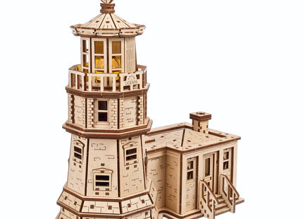 UGEARS Split Rock Lighthouse 3D Wooden Puzzles for Adults – Wooden Model