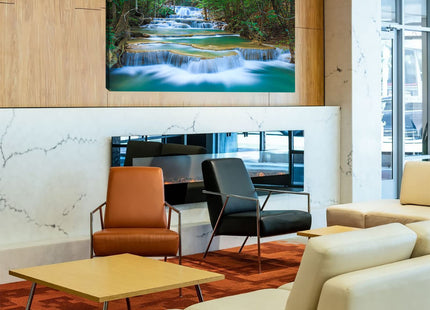 DZL Art S75275 Canvas Prints Wall Art Forest Waterfall Landscape Forest Scenery Painting Nature Wilderness Photography for Living Room Bedroom Bathroom Home Office Decor