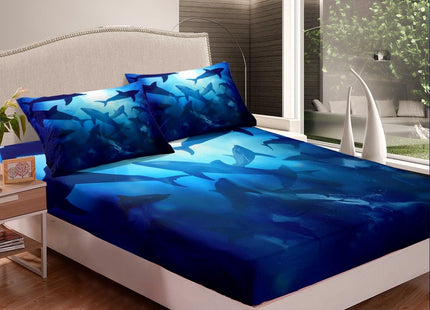 Feelyou Dolphin Ocean Sheet Set Kids Boys Twin