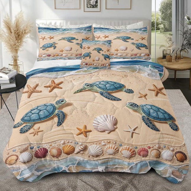 Sleepwish Coastal Comforter Queen Beach Sea Comforter Set Queen