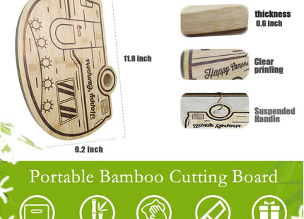 Haigoo RV Camper Small Cutting Board, Wooden Cutting Board for Kitchen