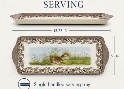 Pimpernel Woodland Sandwich Tray - Multicolored