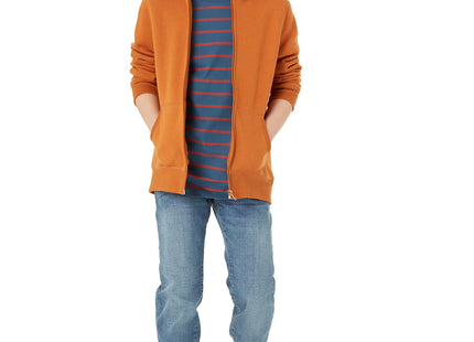 Amazon Essentials Boys' Soft Fleece Zip-Up Hoodie Sweatshirt, Red, X-Large