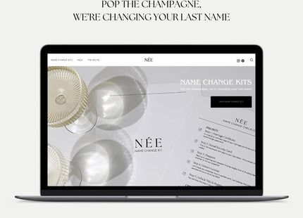 Name Change Kit for Brides - Wedding Registry Gift - Name Change After Marriage - Bridal Shower Gift (Maine)