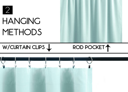 KOUFALL Aqua Curtains for Kitchen Window, Coastal Summer Beach Decor Light Blocking Blackout Bathroom Curtain for Small Windows, 24 Inch Length, Mint Green