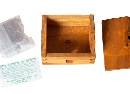 Paine's Log Cabin Incense Burner with 10 Cedar Cones