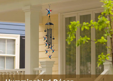 Hummingbird Wind Chimes for Outside, Hummingbird Gifts for Women/Men/Mother