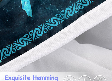 SOULZZZ Just A Girl Who Loves Turtles Quilt for Teens Boys and Girls Boho Turtle Bedding Set Twin Size Sea Turtle Ocean Animal Bed Set with 2 Pillowcases