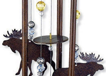 Sunset Vista Designs Wilderness Wonders Moose Wind Chime, 28-Inch Long