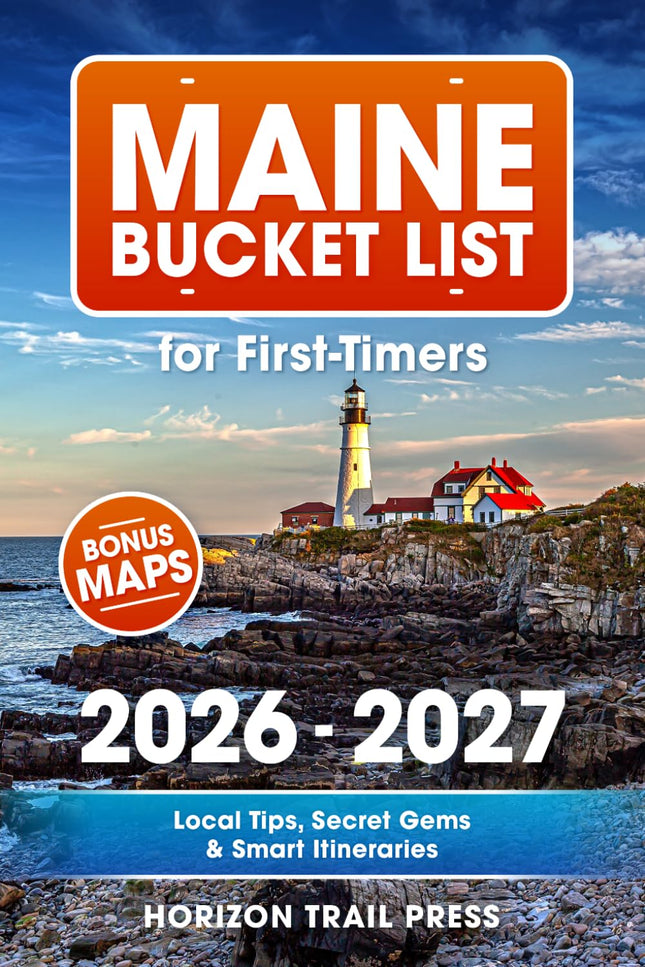 Maine Bucket List for First-Timers: A First-Time Travel Guide to Acadia, Bar Harbor, Portland & the Maine Coast with Detailed Maps, Local Tips, Secret Gems & Smart Itineraries for Any Season