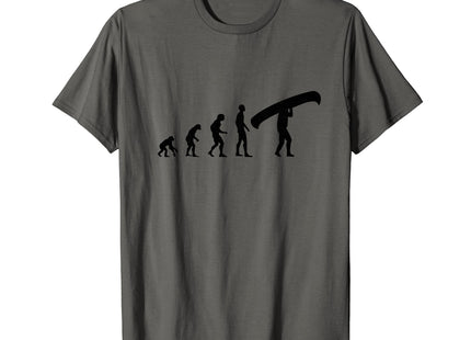 Canoe Evolution Funny Canoeing T-Shirt Gift