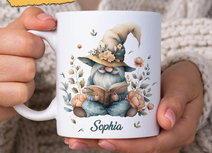 Hyturtle Autumn Gnome Coffee Mug 11oz – Autumn Gnome Mug Gifts For Women, Fall Cups, Cute Autumn Coffee Mug For Thanksgiving & Farmhouse Decor