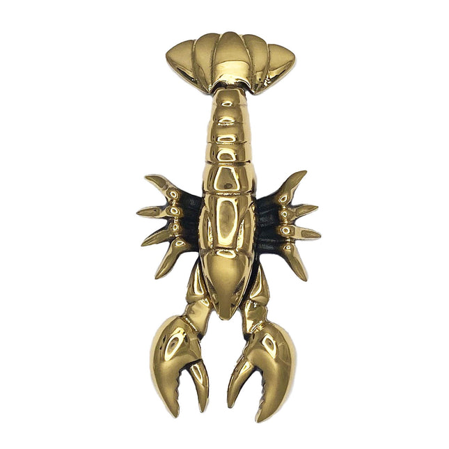 Maine Lobster Door Knocker - Brass (Premium Size)