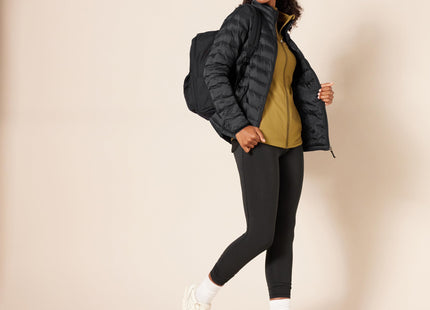 Amazon Essentials Women's Lightweight Water-Resistant Packable Puffer Jacket Outerwear, -black, Medium