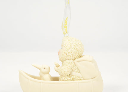 Department 56 Snowbabies Celebrations Canoe for Two Hanging Ornament, 2.36 Inch, Multicolor