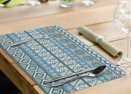 CounterArt Cabin in the Woods Reversible Easy Care Placemat 4 Pack