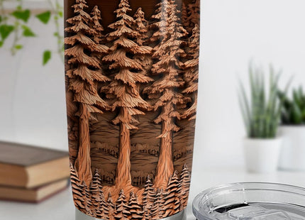 Deer Tumbler 20oz Stainless Steel Insulated Tumblers Coffee Travel Mug Cup Deer Gifts for Men Gift for Birthday Christmas