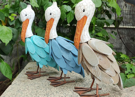 YOUUGIOR Pelican Statues Outdoor Decor, 11.5" Coastal Ocean Bird Garden for Backyard Porch Patio Home Decor…
