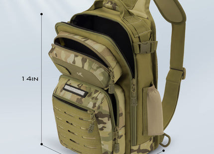 KastKing BlowBak Tactical Sling Tackle Bag-Lightweight Fishing Backpack Storge Fishing Gear and Equipment,Gift for Men