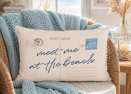 CalmVerve Coastal Pillow Cover 12x20, Beach House Decor，Coastal Room Decor,
