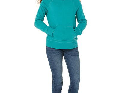 Amazon Essentials Girls' Pullover Hoodie Sweatshirt with Kangaroo Pocket, Black, Large