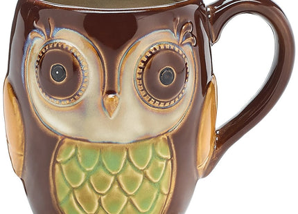Porcelain Chocolate Owl 12 Oz Coffee Mug/cup for Our Owl Lovers