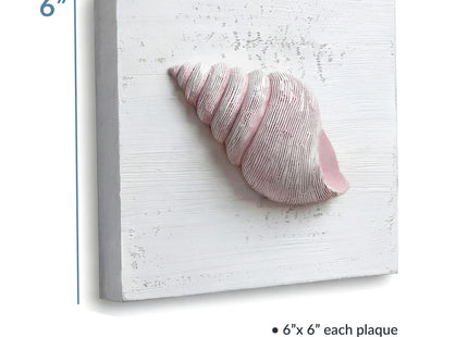Tide and Tales 3D Beach Wall Art, Coastal Bathroom Wall Decor, Set of 3