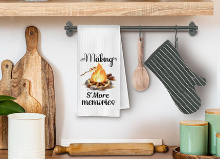 ChenCraty Campfire Camping Kitchen Hand Towels 16x24 Inch