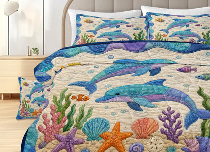 Sleepwish Dolphin Ocean Comforter Playful Comforter Set Twin