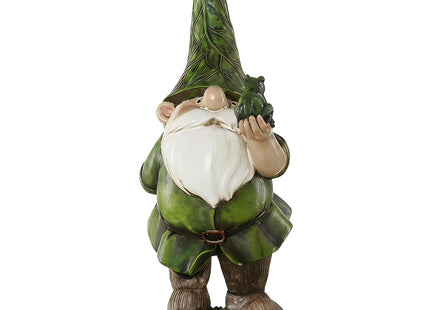 Topadorn Garden Gnome Statue, 10.24" Woodland Outdoor Gnome
