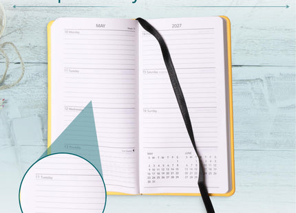 Harbor Pocket Weekly Monthly Planner 2027 Key West Dark Purple