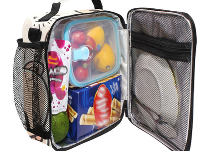 ALAZA Cute Teddy Bear Lunch Box Girls Insulated Lunch Bag