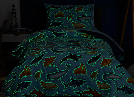 Twin Bedding Sets for Boys - 5 Pieces Ocean Bedding Twin Comforter Set
