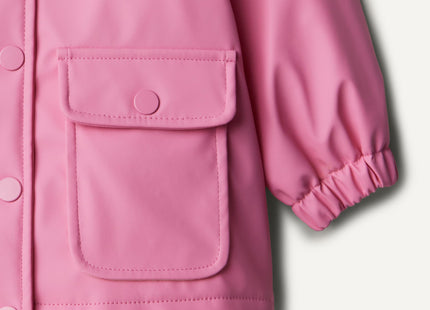 Amazon Essentials x Sofia Grainge Toddler Girls' Water-Repellent Rain Jacket, Rose, 2T