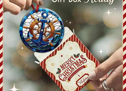 KILYHOME Anchor Nautical Christmas Ornament 2026